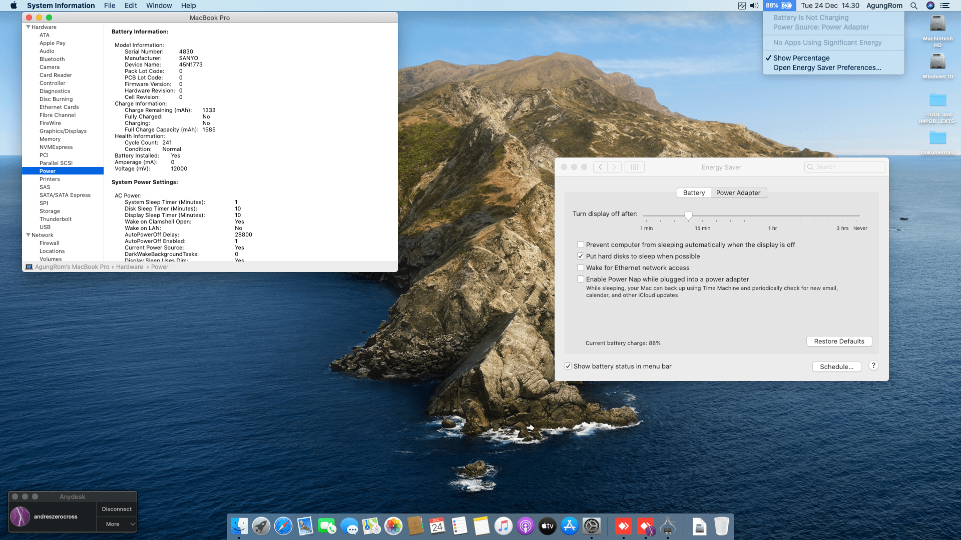 Lenovo Thinkpad X250 [Broadwell   Intel HD 5500] 6